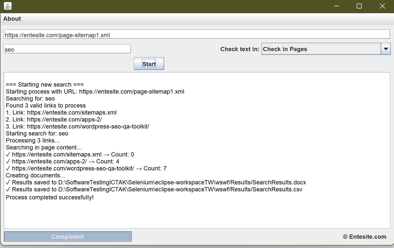 FSF - Full Site Find
